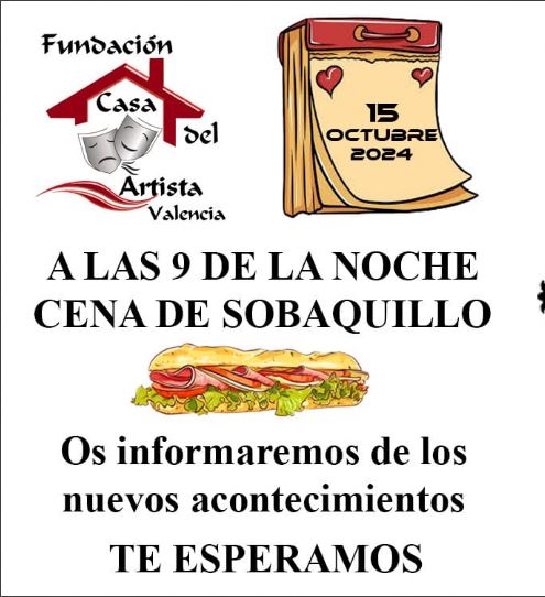Cena sobaquillo